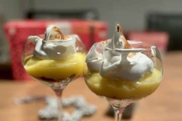 Lemon meringue dessert