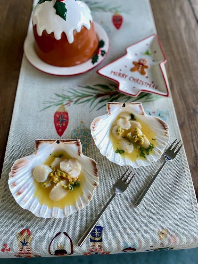Ceviche van coquilles