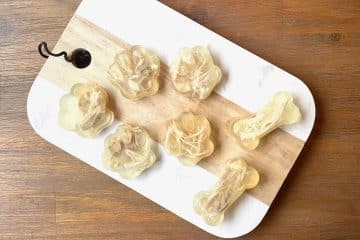 Hondensnoepjes met kippenbouillon voor de hond