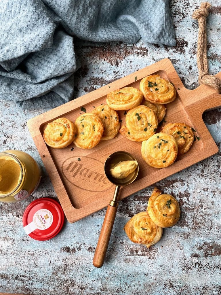Kaas-mosterd koekjes