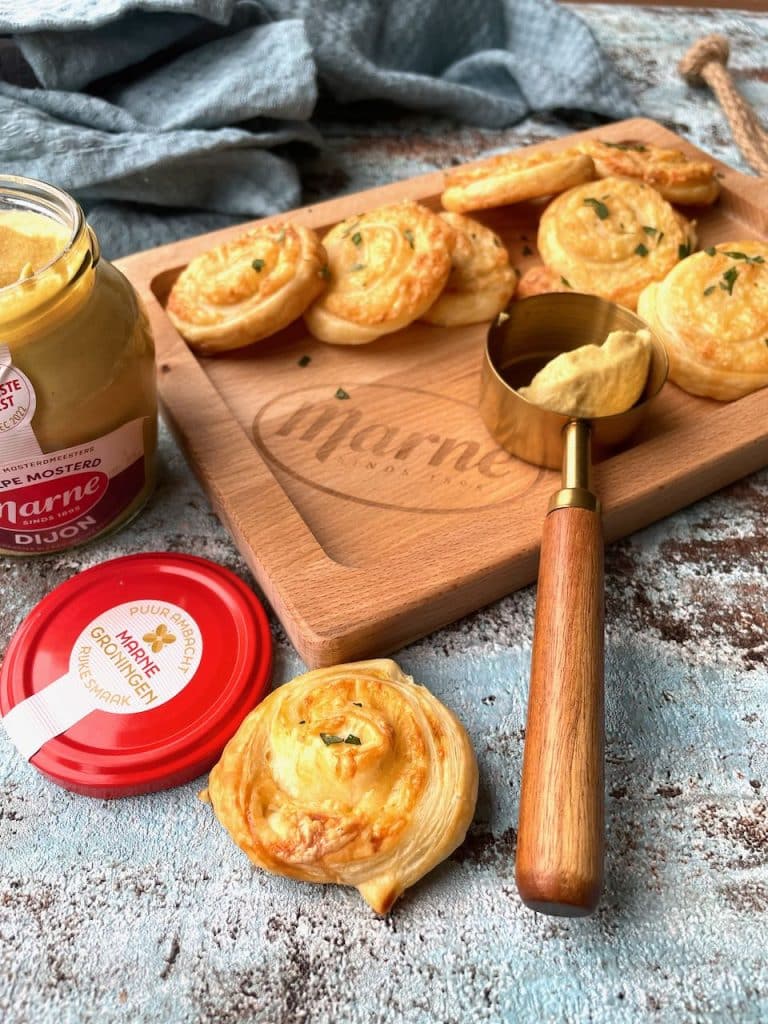 Kaas-mosterd koekjes