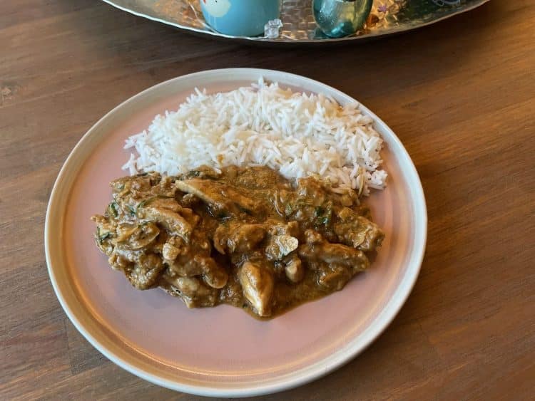 Indiase kip korma