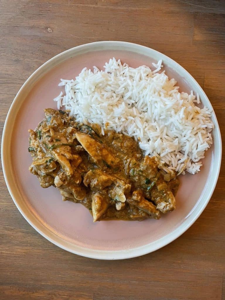 Indiase kip korma