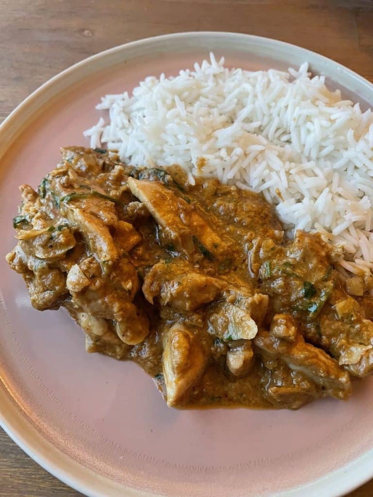 Indiase kip korma