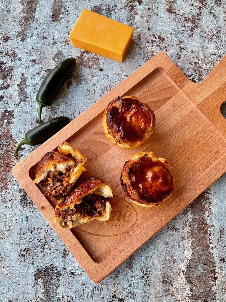 Philly cheese steak pies