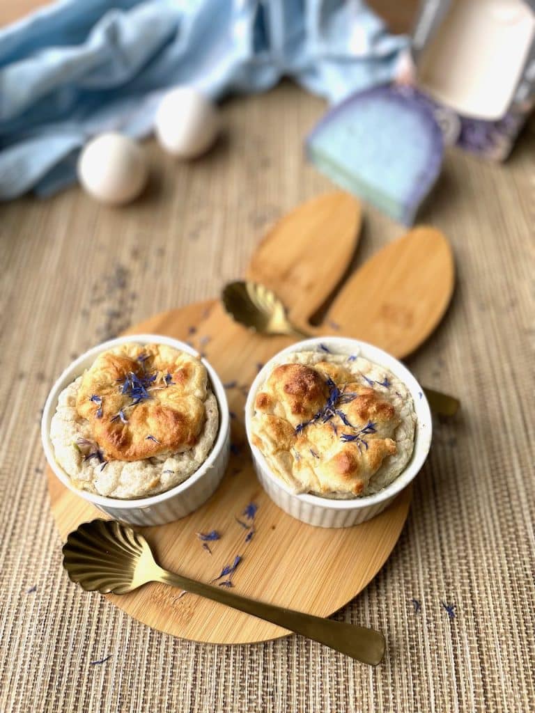 Soufflé van geitenkaas
