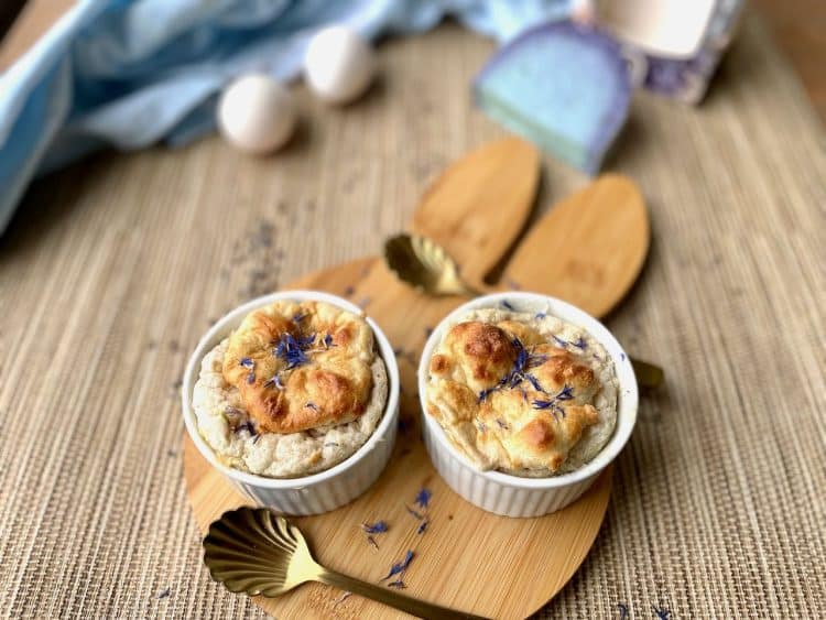 Soufflé van geitenkaas