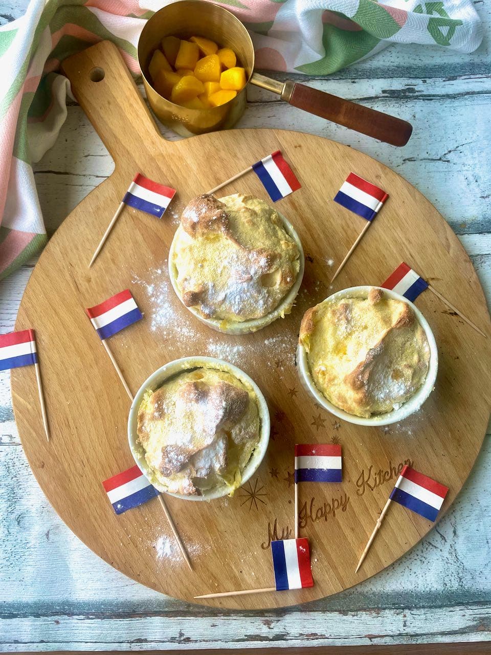 Soufflé vormpjes, 6-delige dessertschaal, vormpjes voor muffins, cupcakes crème