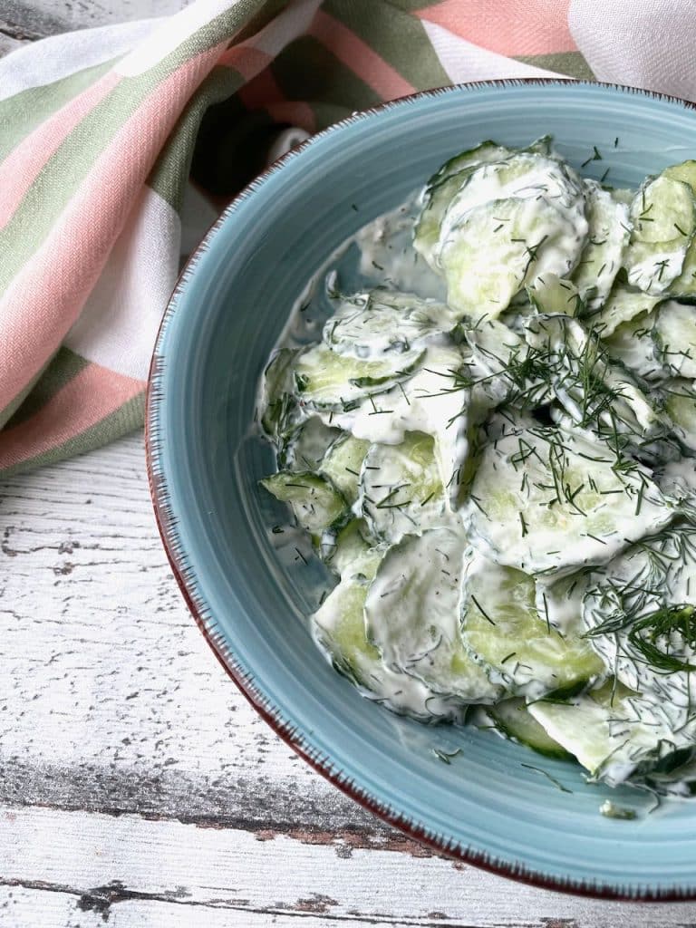 komkommersalade met dille
