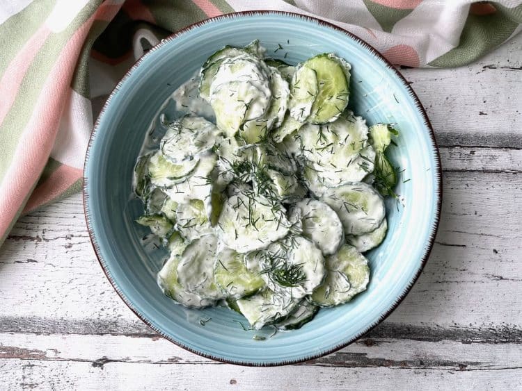 komkommersalade met dille