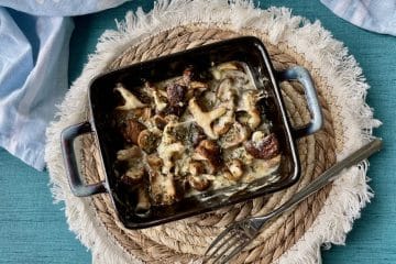 Funghi al gorgonzola