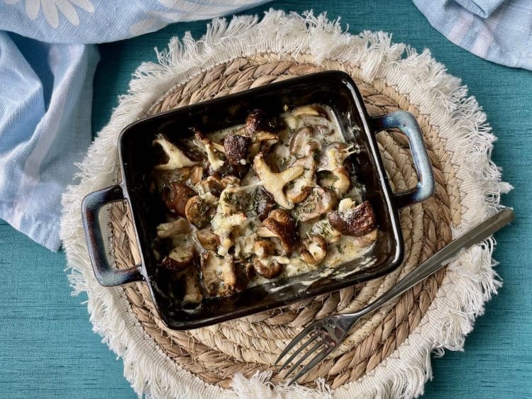 Funghi al gorgonzola