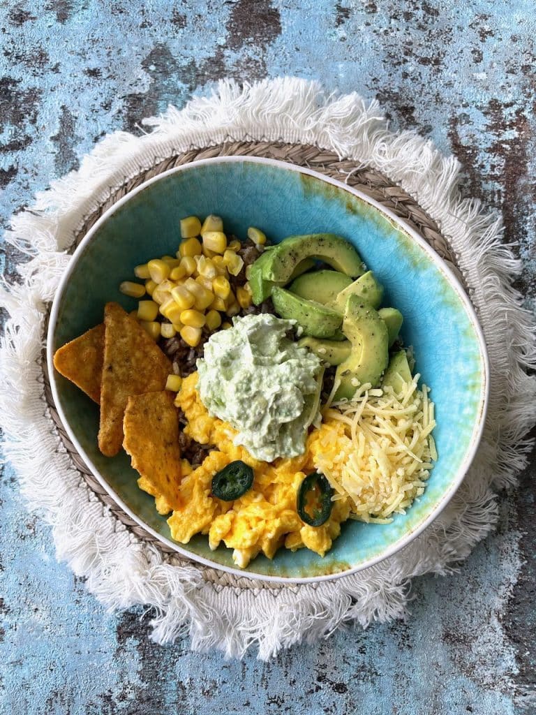 Breakfast burrito bowl