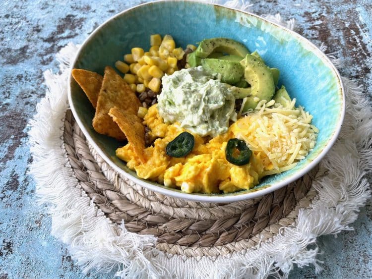 Burrito breakfast bowl