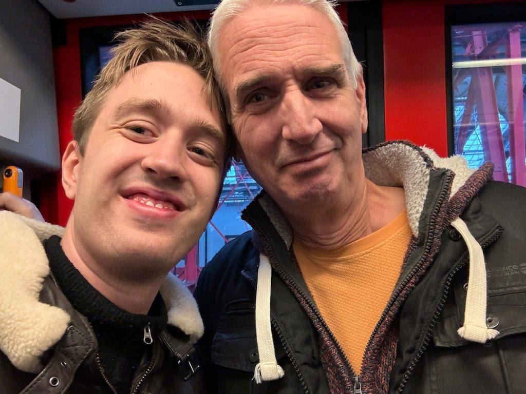 Peter en Bodhi in Berlijn
