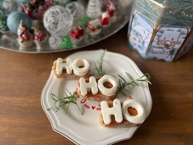 Kerst bruschetta hohoho