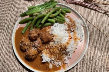 Snelle rendang balletjes