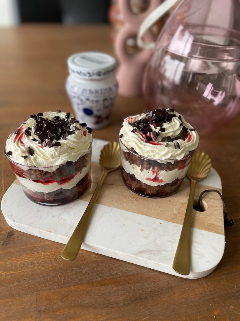 Schwarzwalder kirsch toetje