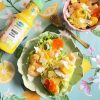 Noodle salade met garnalen en mango