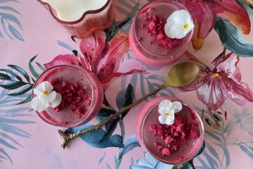 frambozen mousse met ruby chocolade