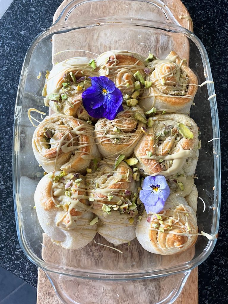 Pistache rolletjes