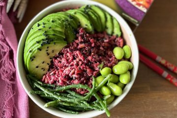 Japanse rijstsalade