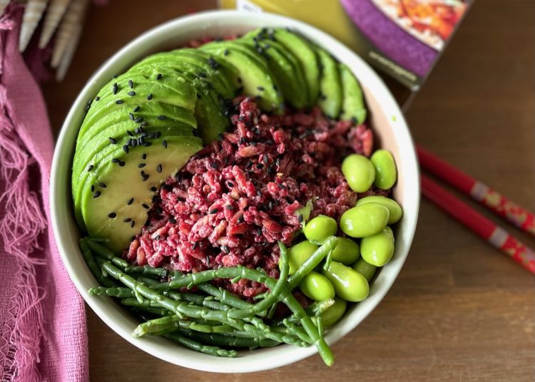 Japanse rijstsalade