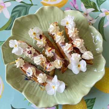 brioche toast met paling