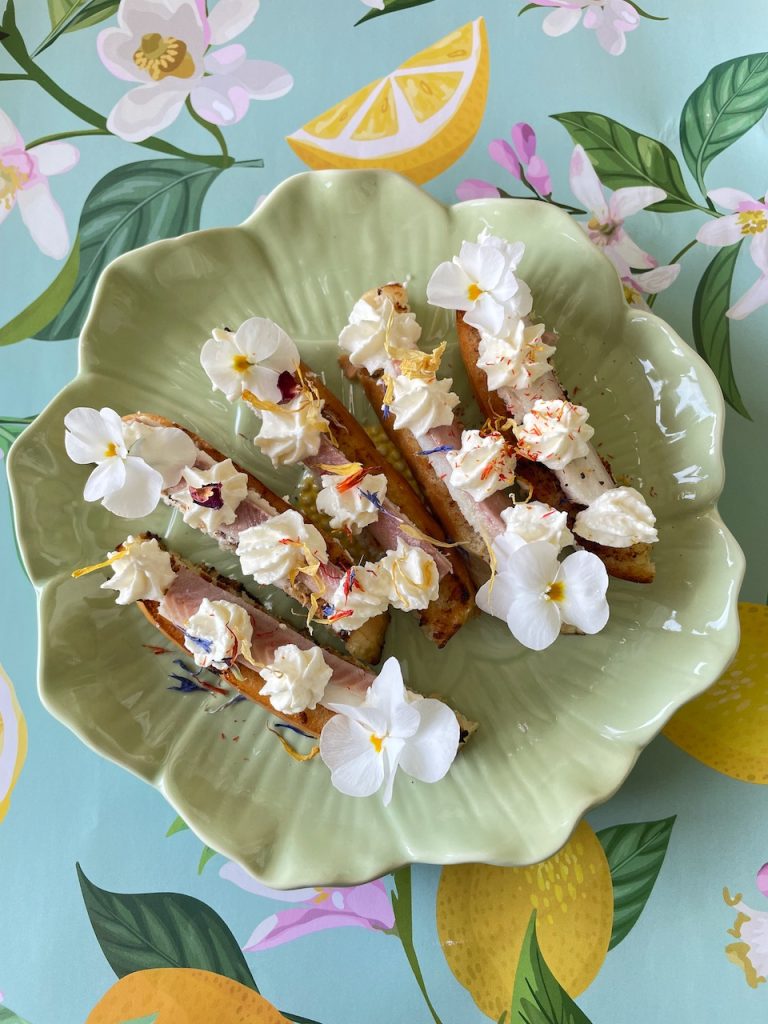 brioche toast met paling