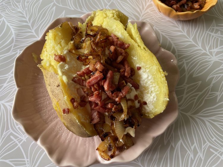 gepofte aardappel