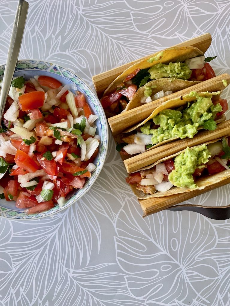 Soft taco's met pico de gallo