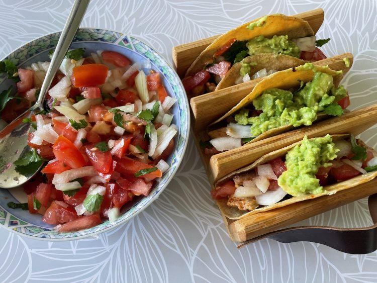 Soft taco's met pico de gallo