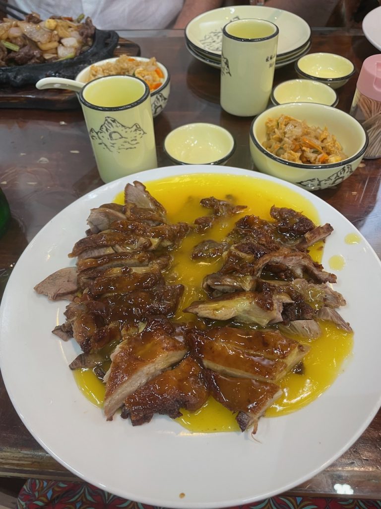 culinaire ervaringen in China - duck a 'orange