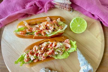 Lobster rolls met rivierkreeftjes