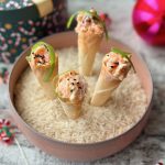 amuse hoorntjes met zalmtartaar