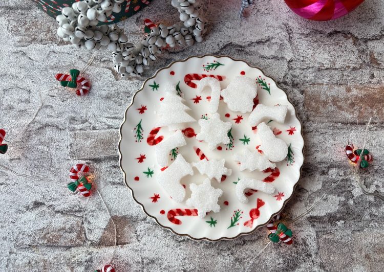 Kerst suikerklontjes maken