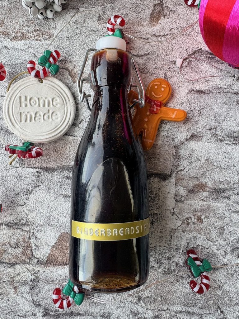 siroop voor koffie: gingerbreadsiroop