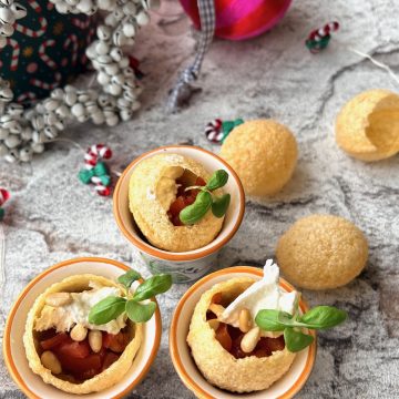 pani puri caprese