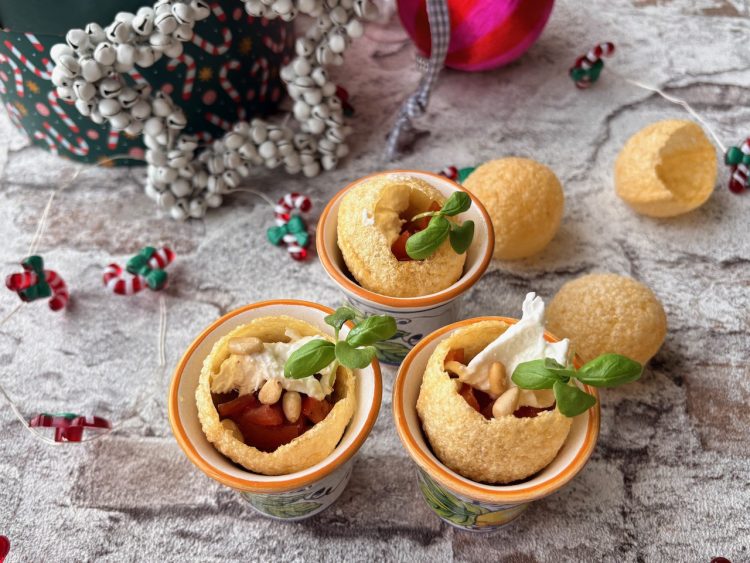 pani puri caprese