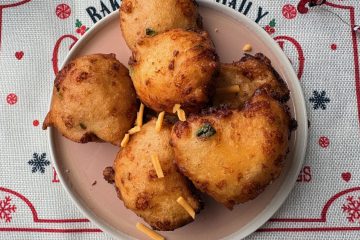 hartige oliebollen met kaas en jalapeño
