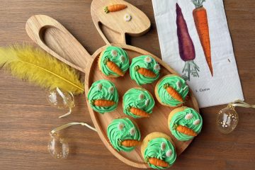 Mini cupcakes voor Pasen