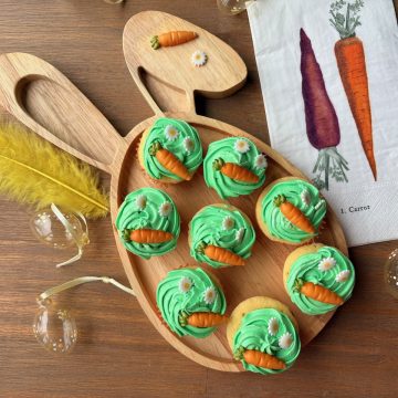 Mini cupcakes voor Pasen