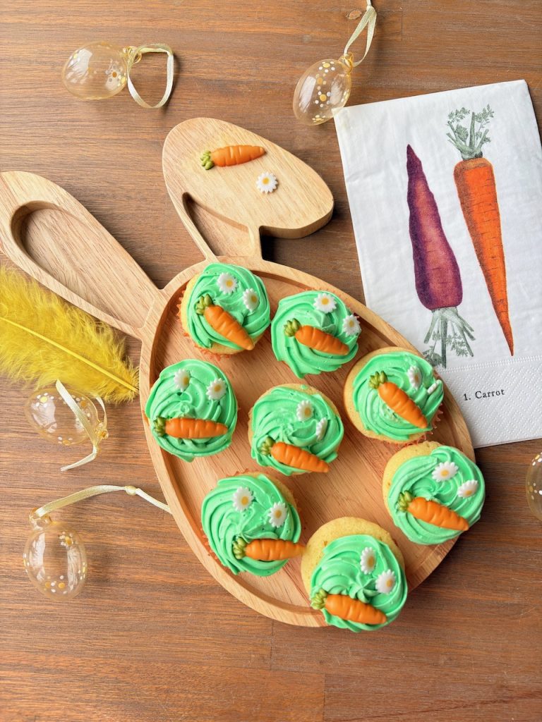 Mini cupcakes voor Pasen