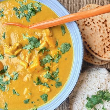 Indiase mango chicken curry