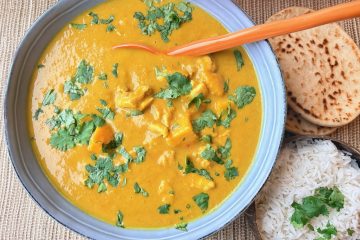 Indiase mango chicken curry