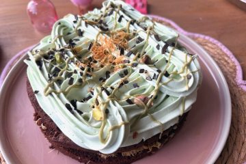 Dubai brownie taartje