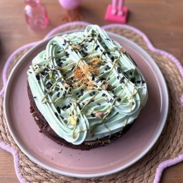 Dubai brownie taartje