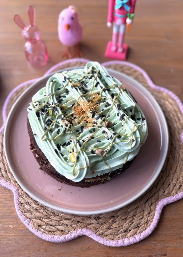 Dubai brownie taartje