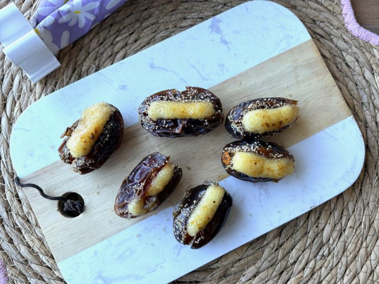 Dadels brie brûlée