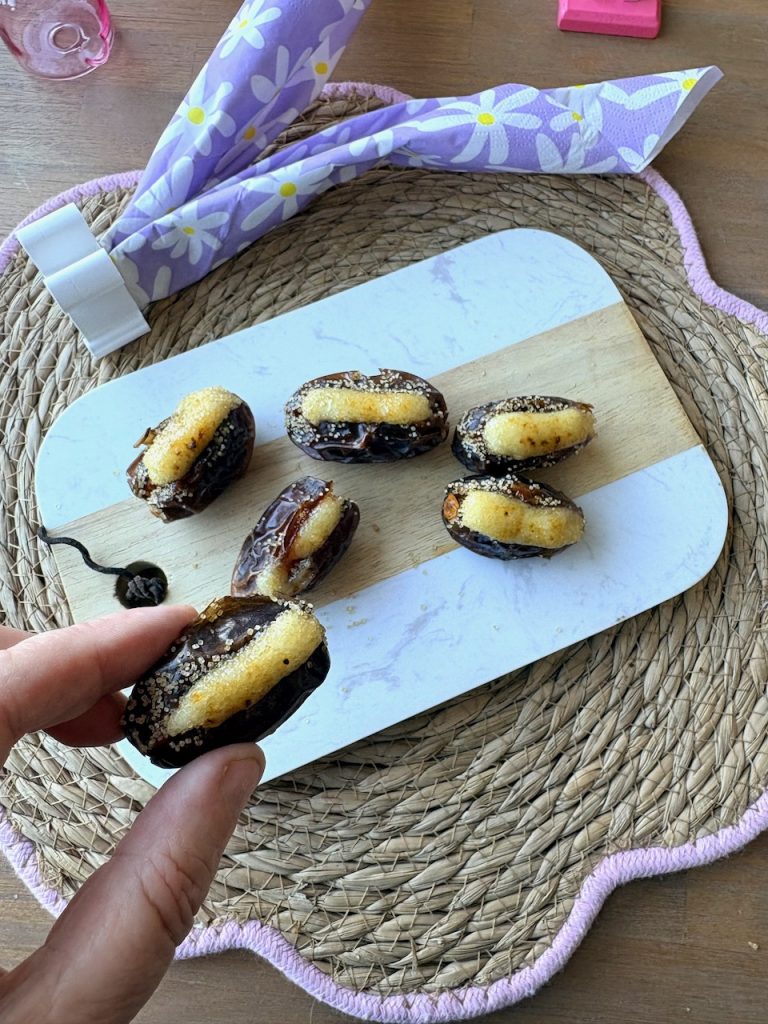 Dadels brie brûlée